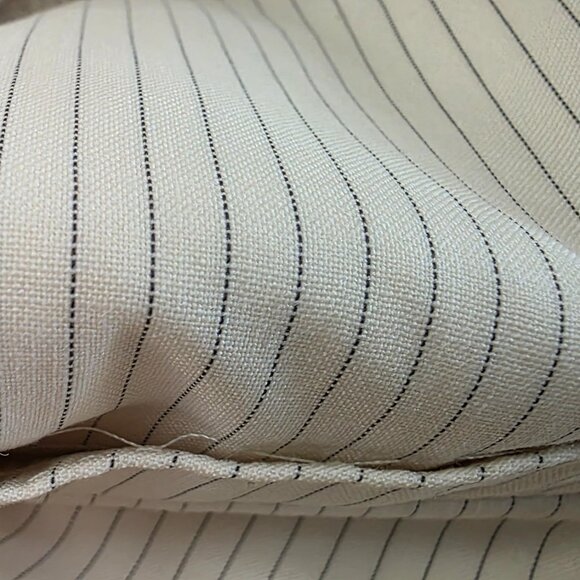 Celine Jude Blazer in Lightweight Striped Wool Ivoire/Noir Size 34 - Picture 9 of 13